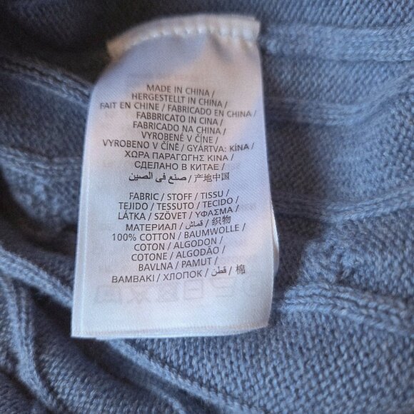 Knit Cable Crewneck sweater blue GANT - Picture 7 of 7